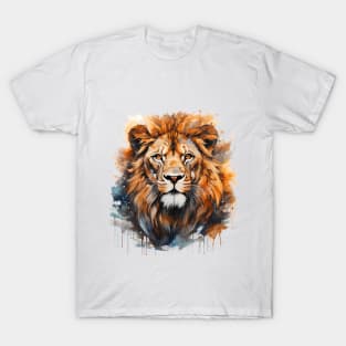 A majestic lion in watercolor style T-Shirt